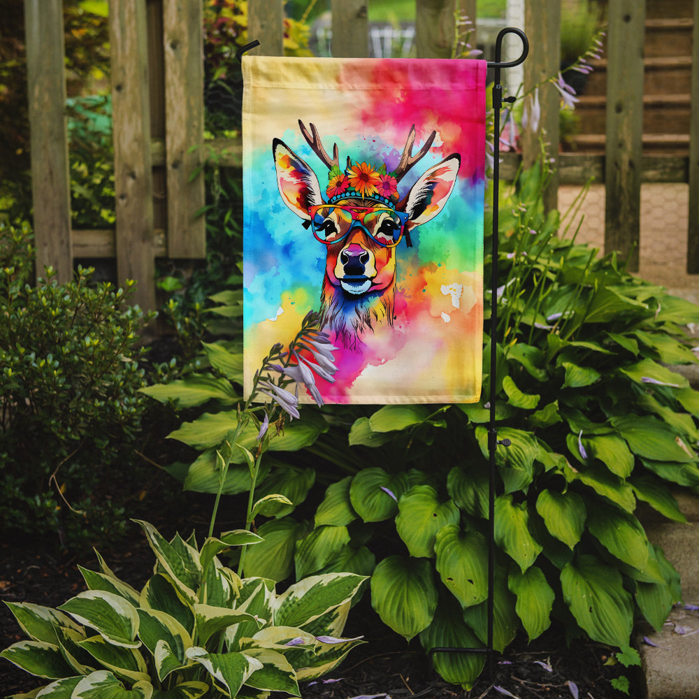 Hippie Animal Deer Garden Flag