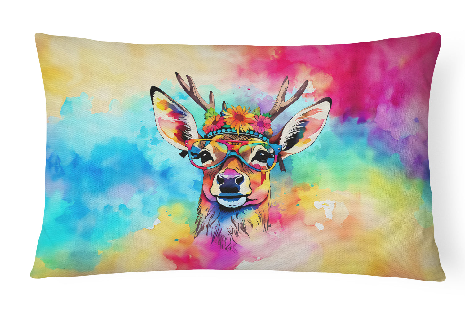 Buy this Hippie Animal Deer Throw Pillow