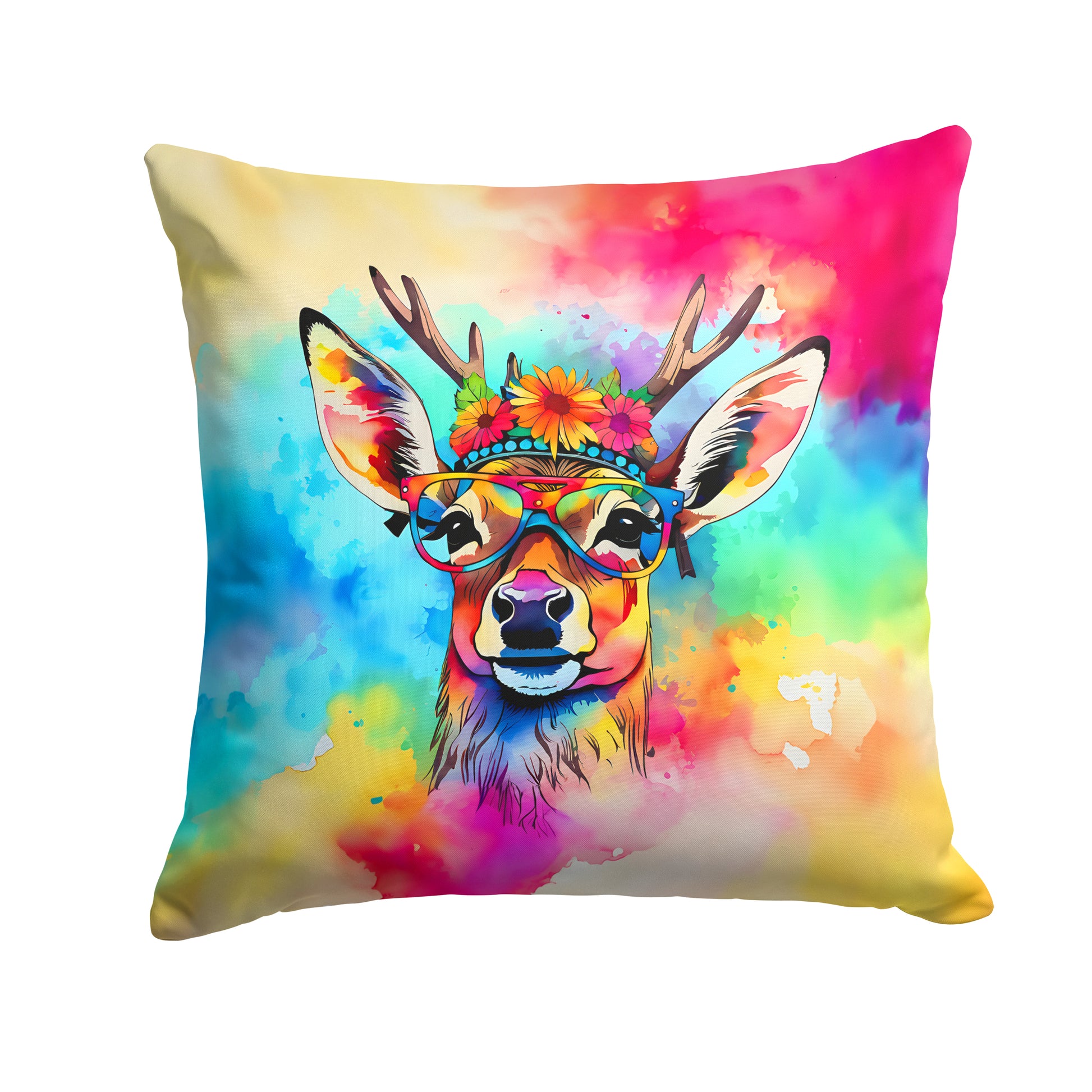 Buy this Hippie Animal Deer Throw Pillow