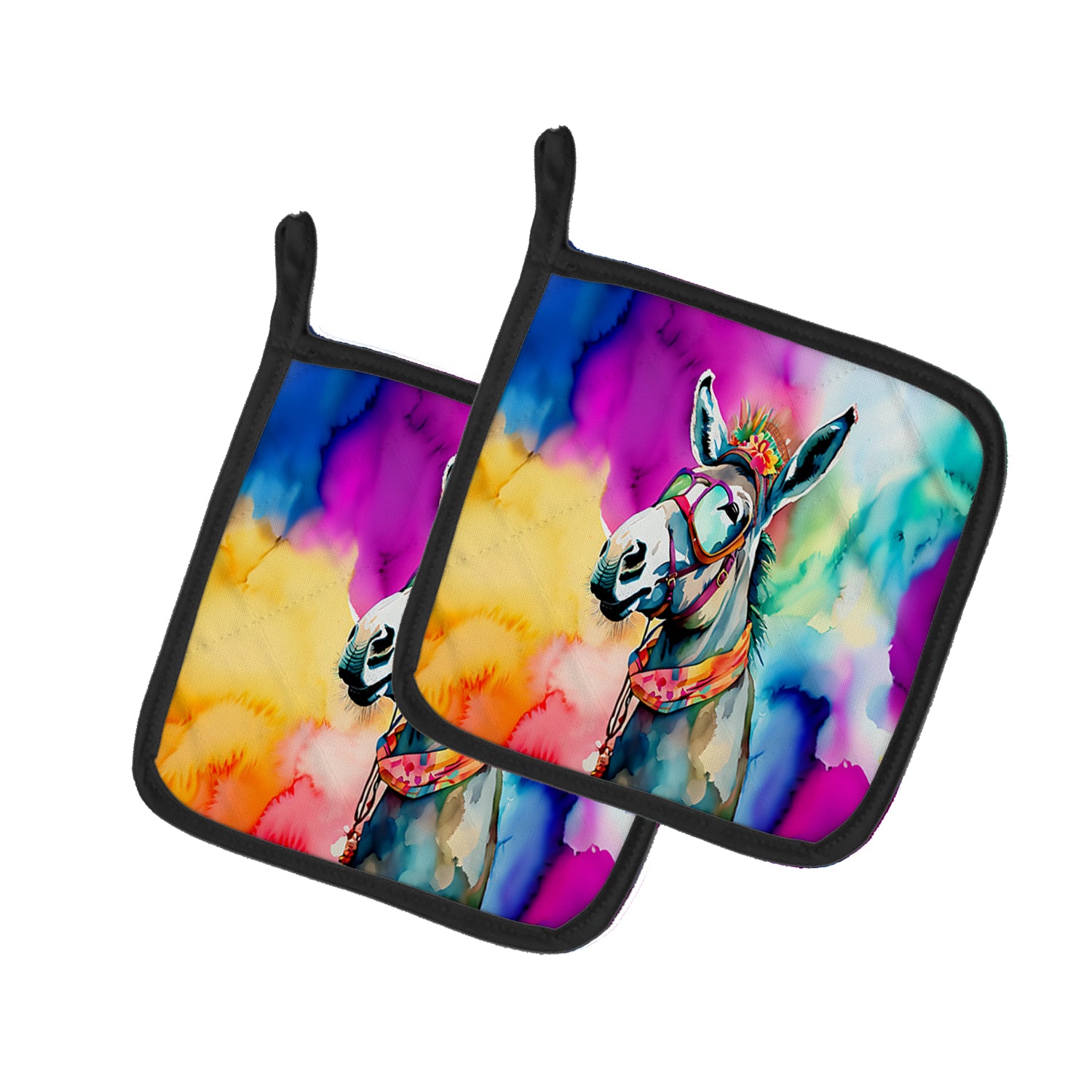 Buy this Hippie Animal Donkey Pair of Pot Holders