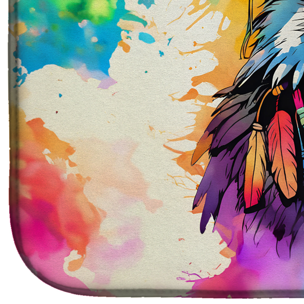 Hippie Animal Eagle Dish Drying Mat