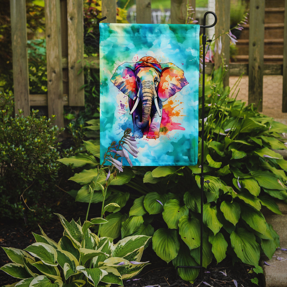 Hippie Animal Elephant Garden Flag