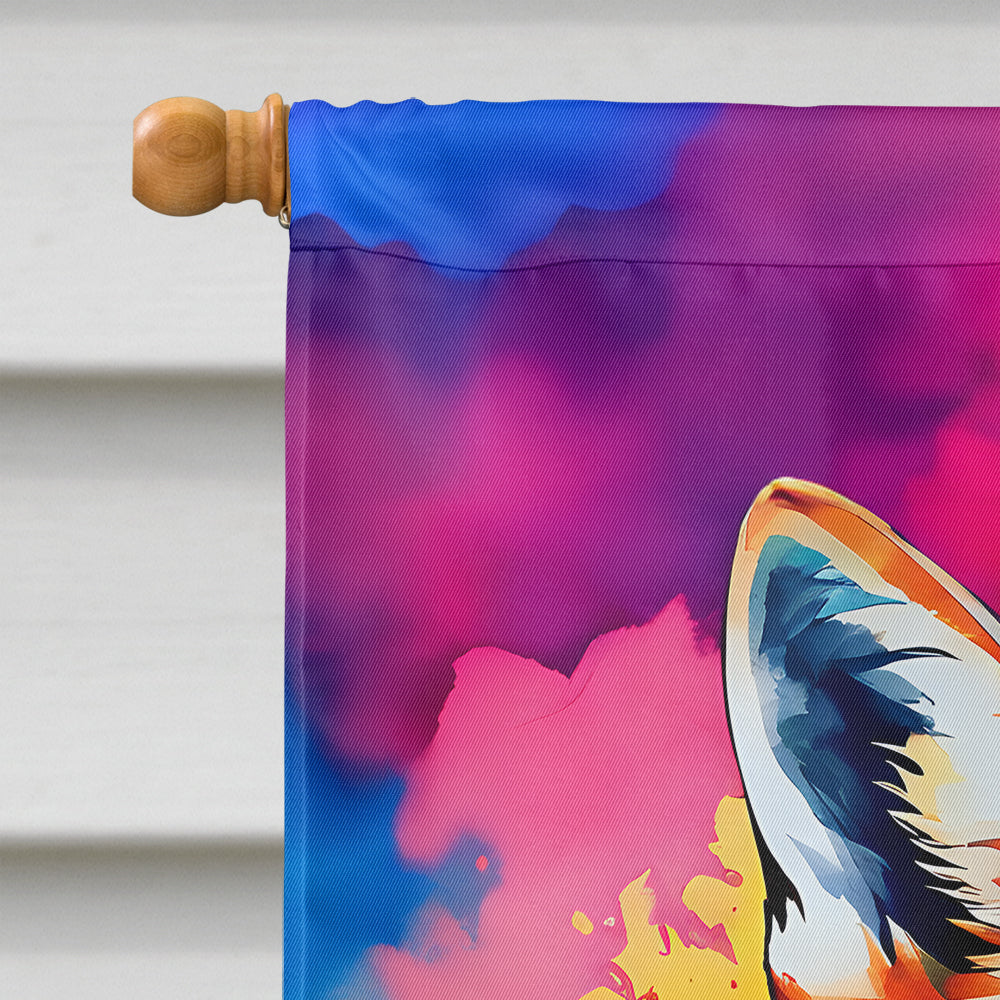 Hippie Animal Fox House Flag