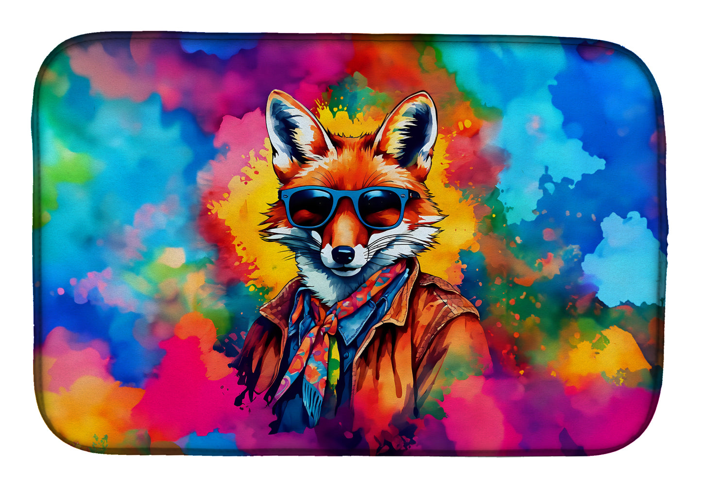 Buy this Hippie Animal Fox Dish Drying Mat