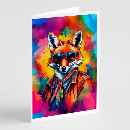 Buy this Hippie Animal Fox Greeting Cards Pack of 8