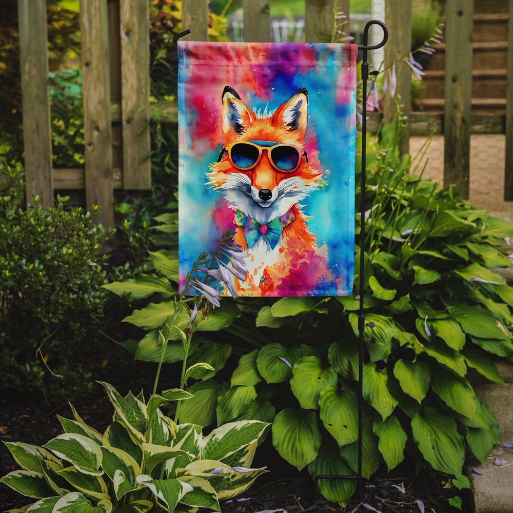 Hippie Animal Fox Garden Flag