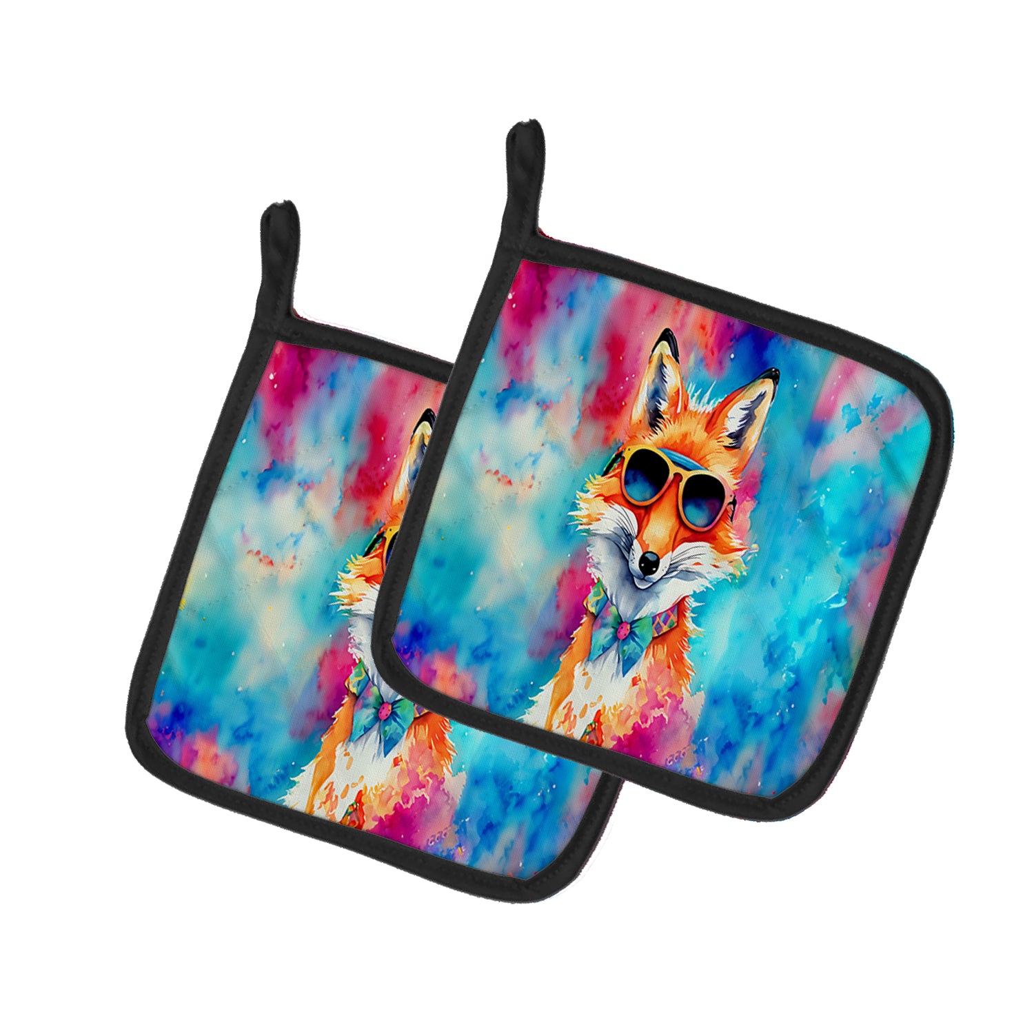 Buy this Hippie Animal Fox Pair of Pot Holders