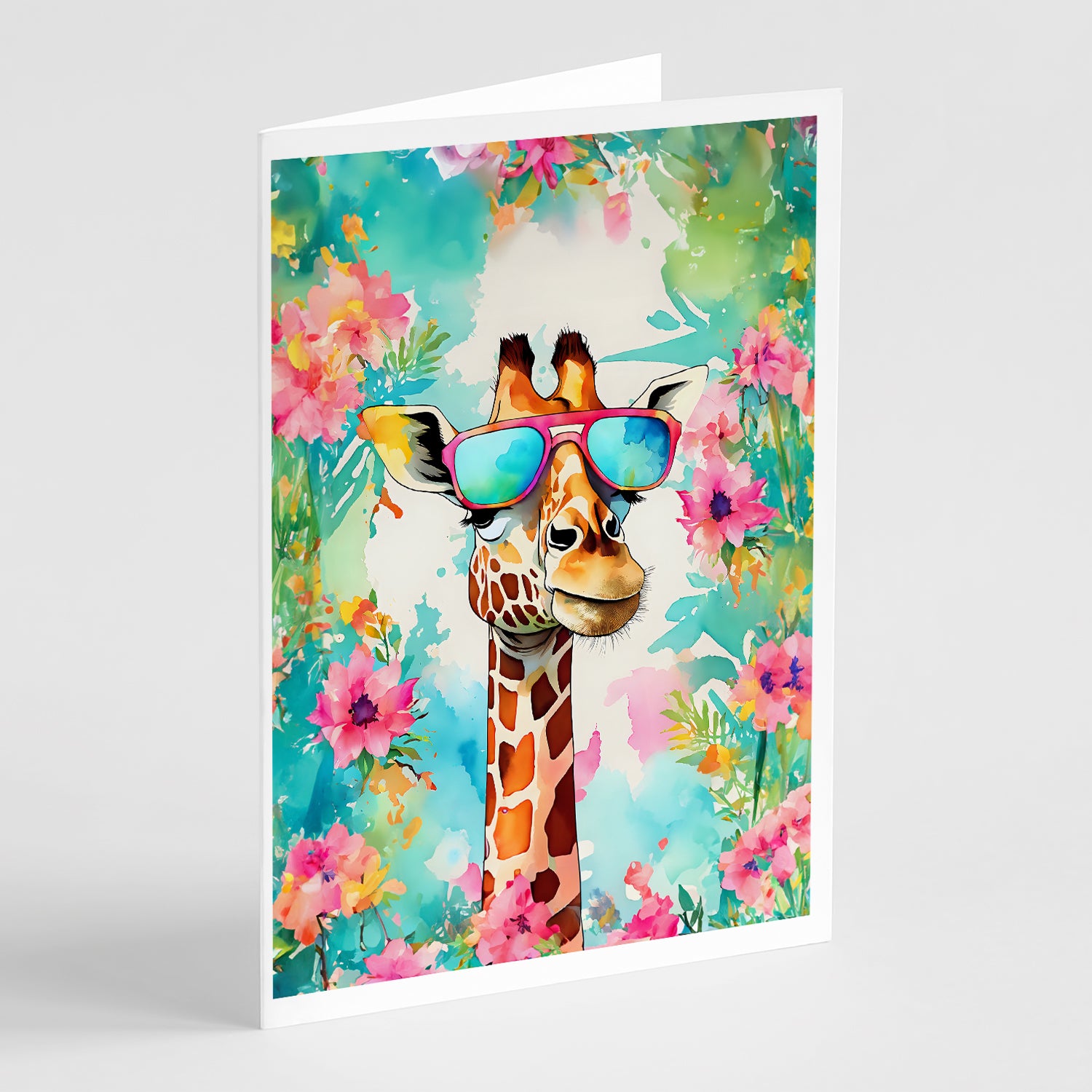 Buy this Hippie Animal Giraffe Greeting Cards Pack of 8