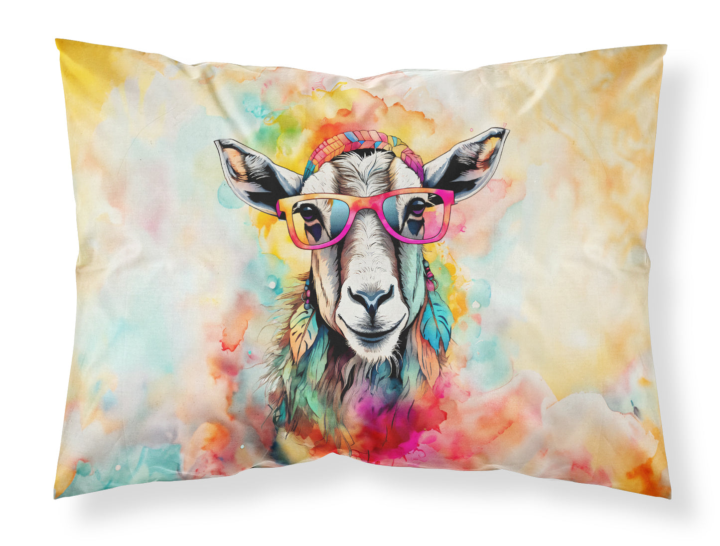 Buy this Hippie Animal Goat Standard Pillowcase