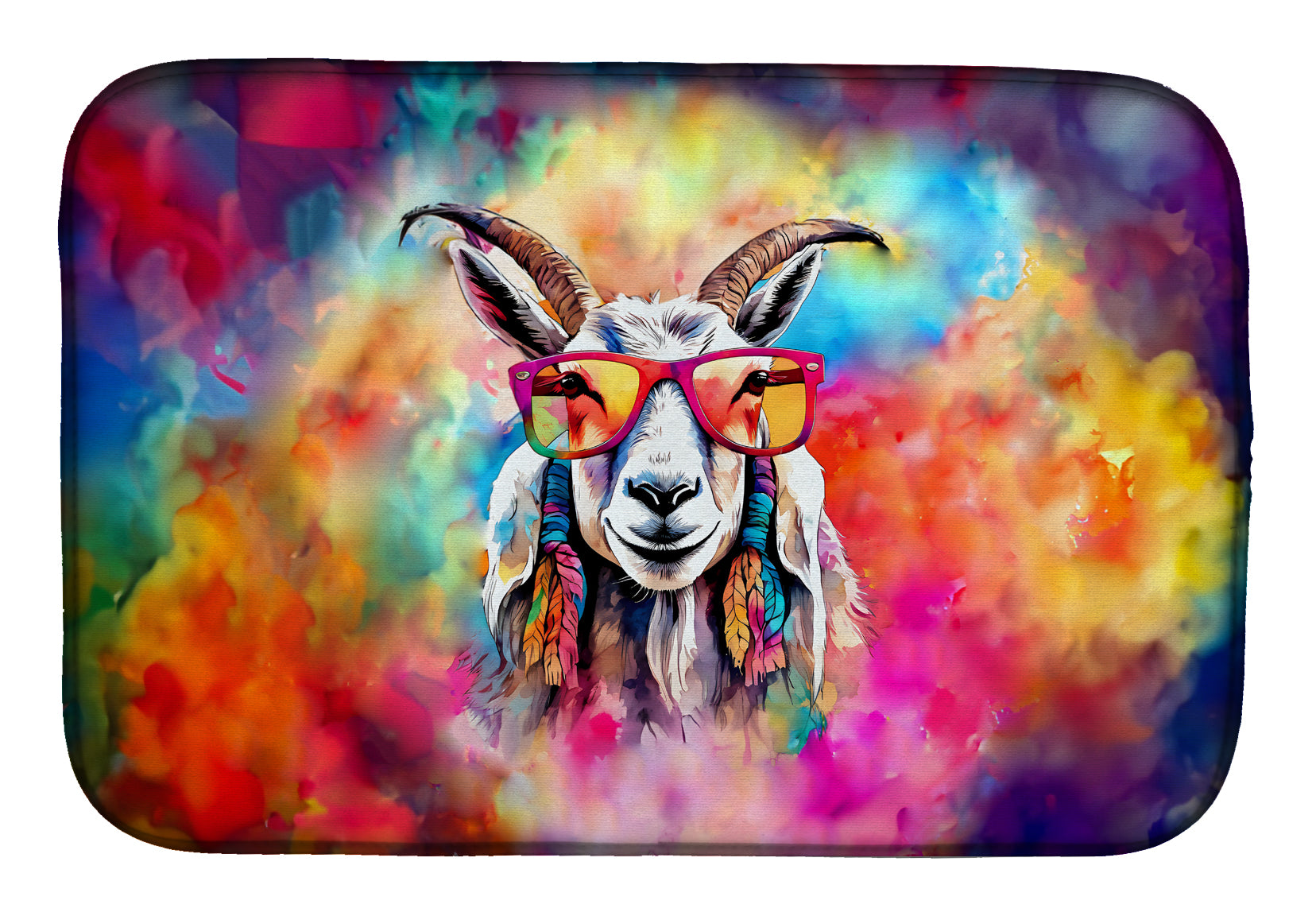 Buy this Hippie Animal Goat Dish Drying Mat