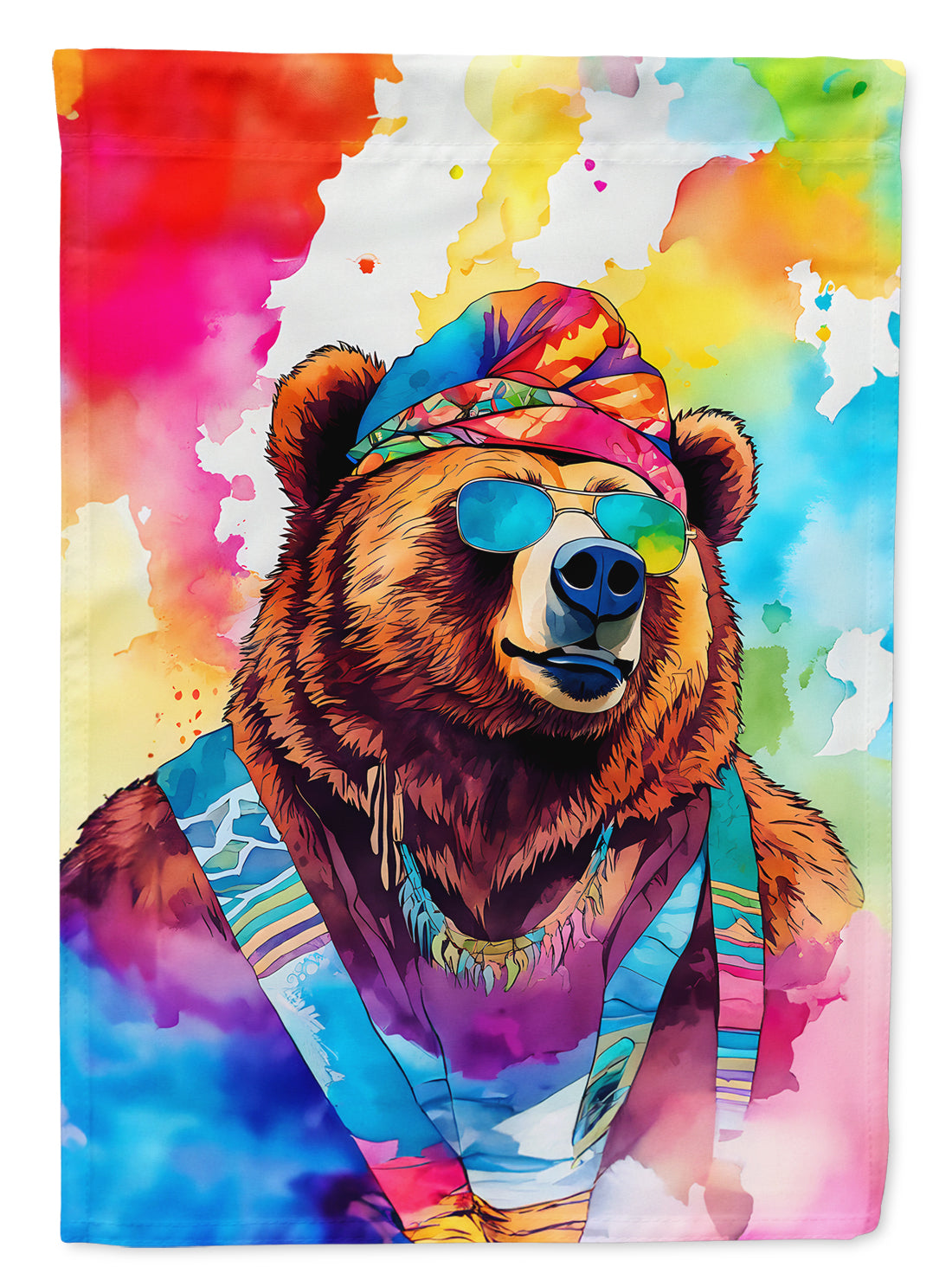 Buy this Hippie Animal Grizzly Bear House Flag