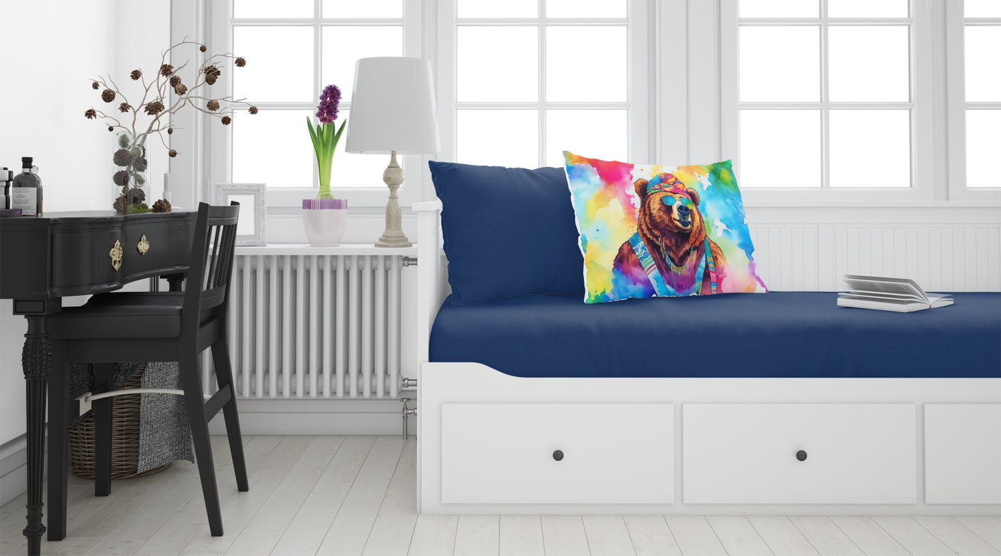 Hippie Animal Grizzly Bear Standard Pillowcase