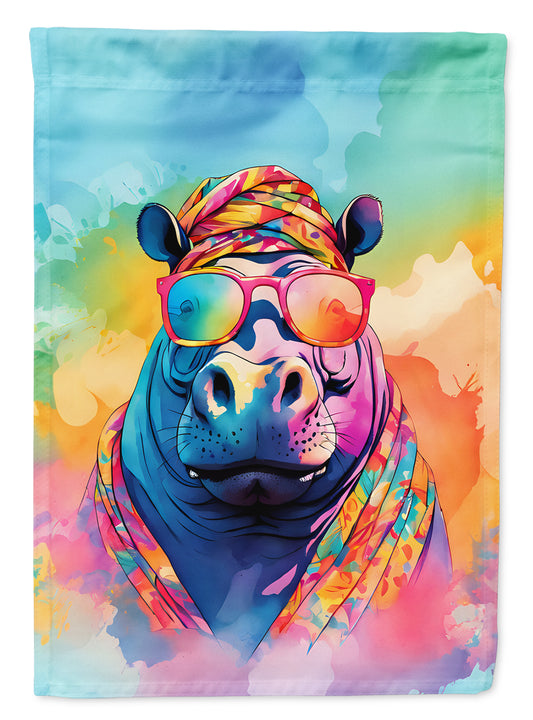 Buy this Hippie Animal Hippopotamus Garden Flag