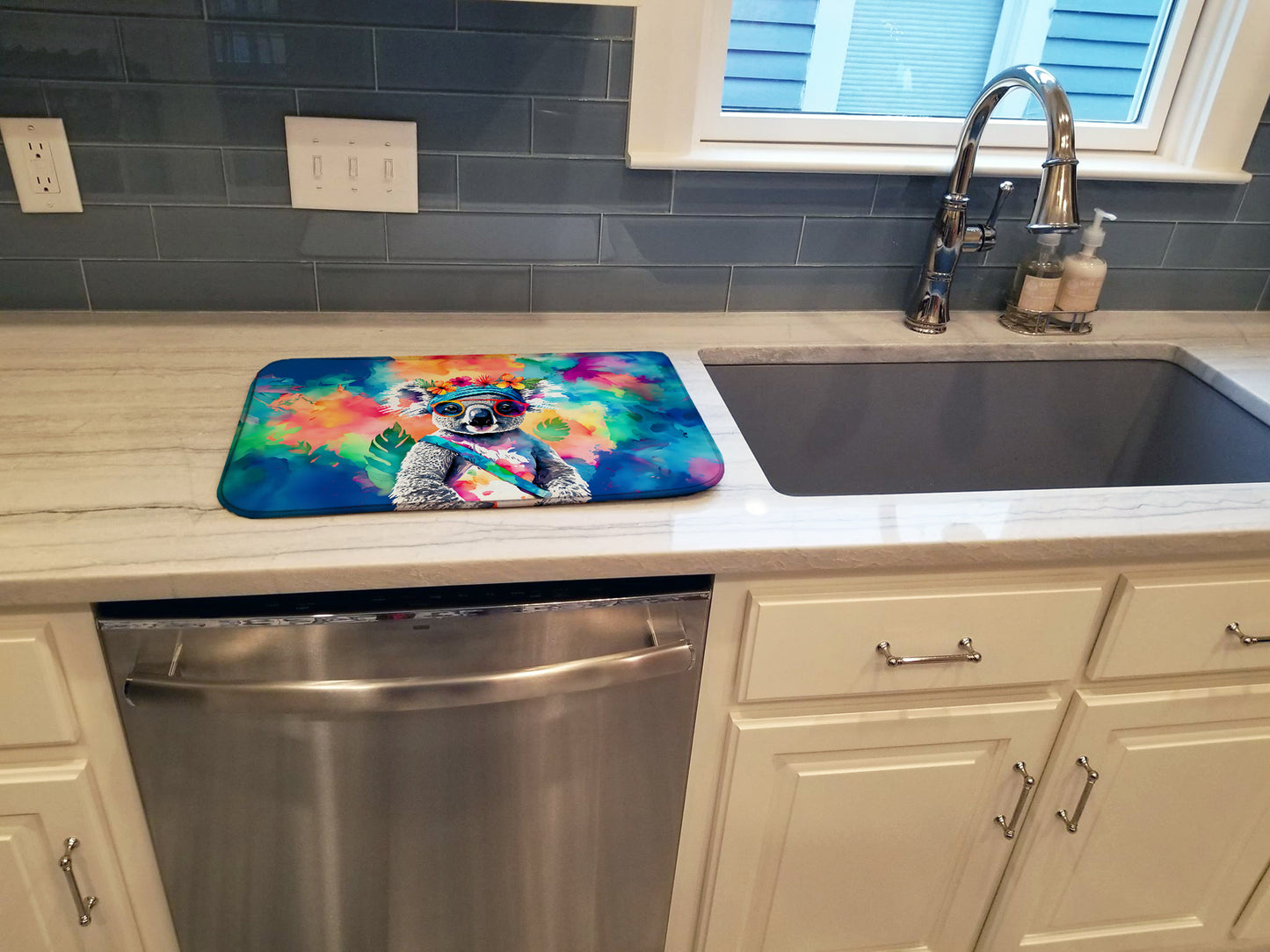 Hippie Animal Koala Dish Drying Mat