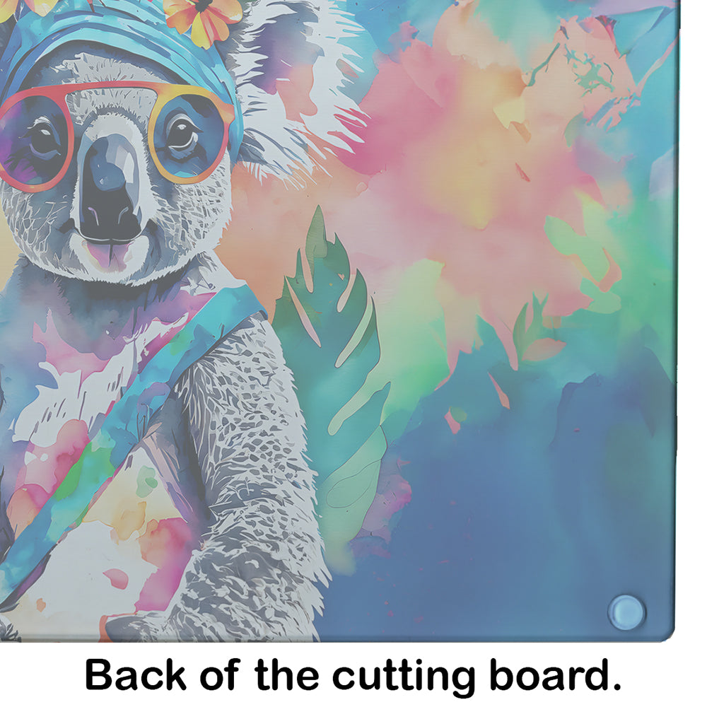 Hippie Animal Koala Glass Cutting Board