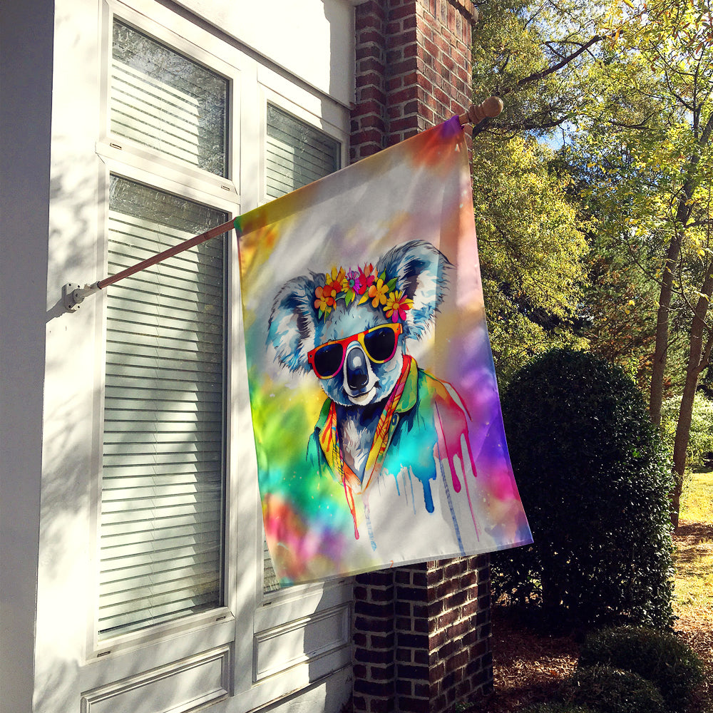 Hippie Animal Koala House Flag