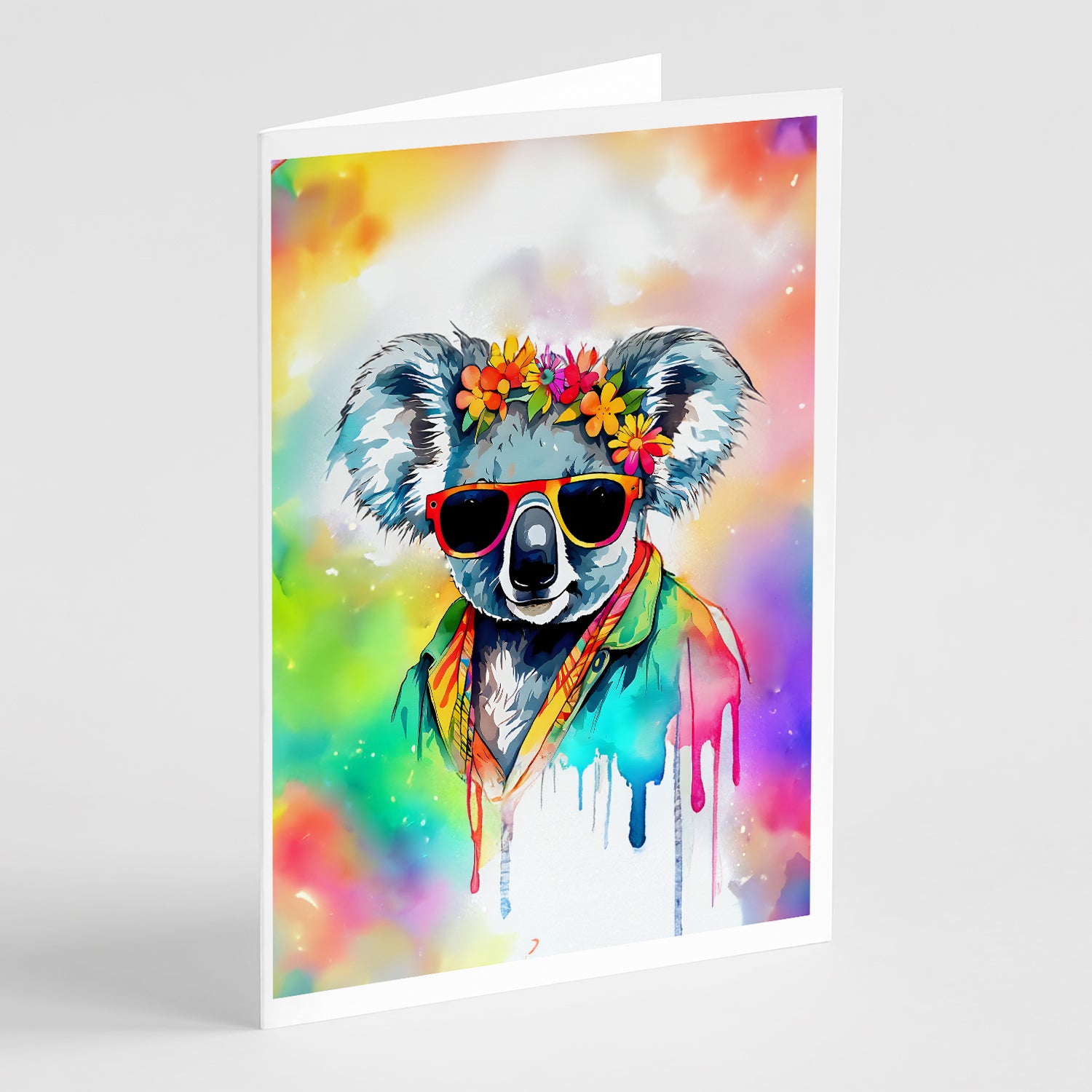 Buy this Hippie Animal Koala Greeting Cards Pack of 8