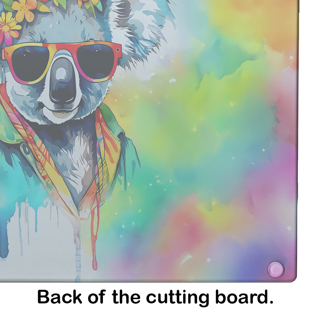 Hippie Animal Koala Glass Cutting Board