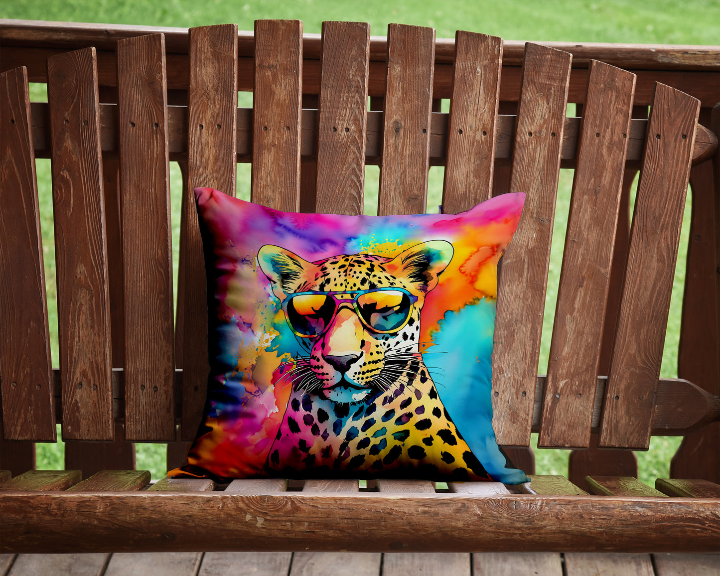 Hippie Animal Leopard Throw Pillow