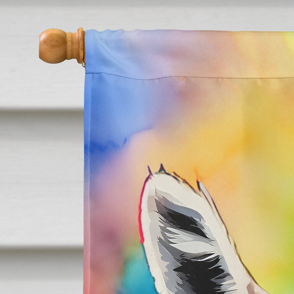 Hippie Animal Llama House Flag