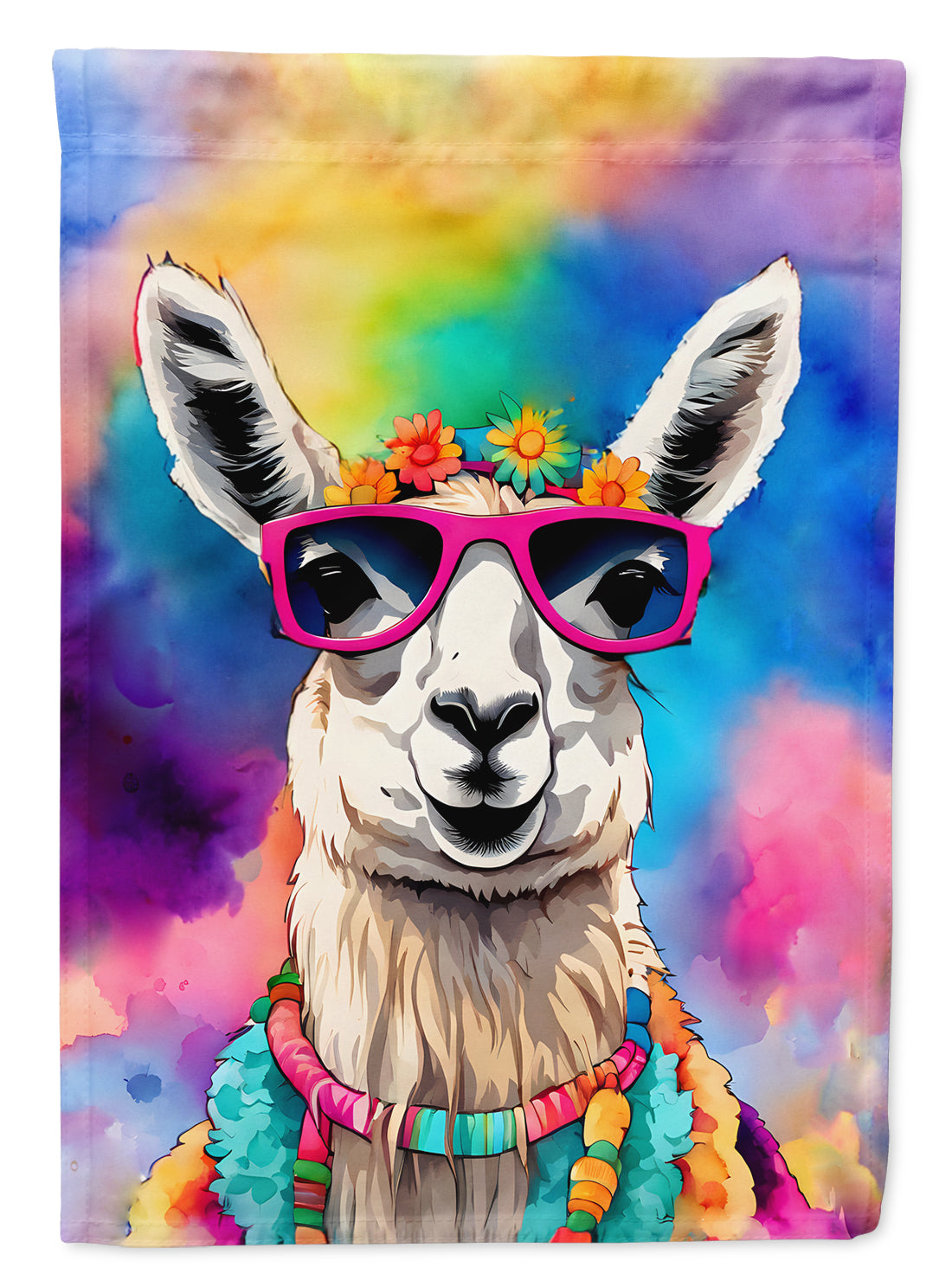 Buy this Hippie Animal Llama Garden Flag