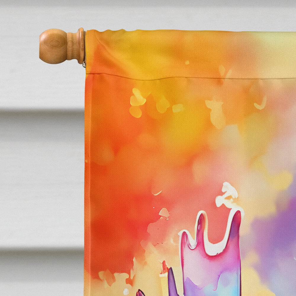 Hippie Animal Moose House Flag