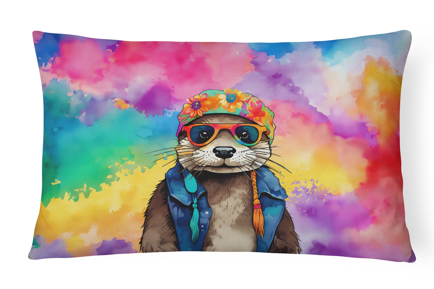 Buy this Hippie Animal Otter Throw Pillow