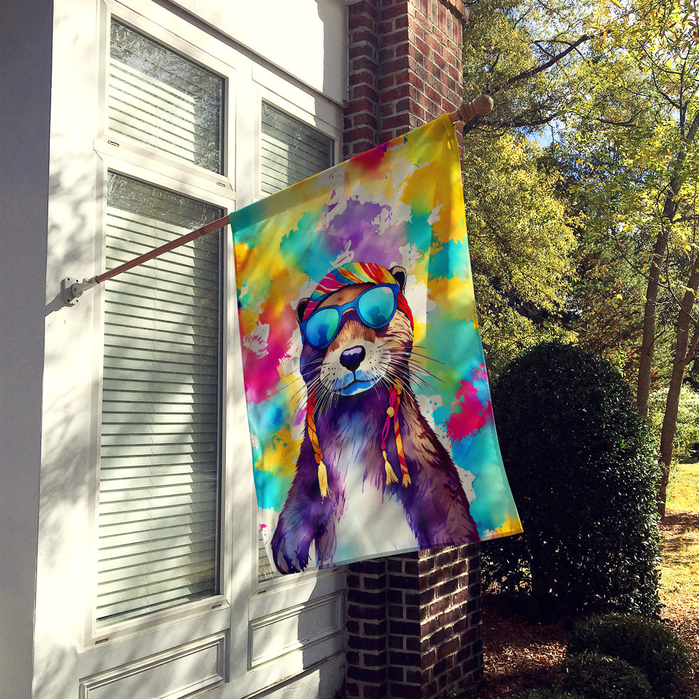 Hippie Animal Otter House Flag