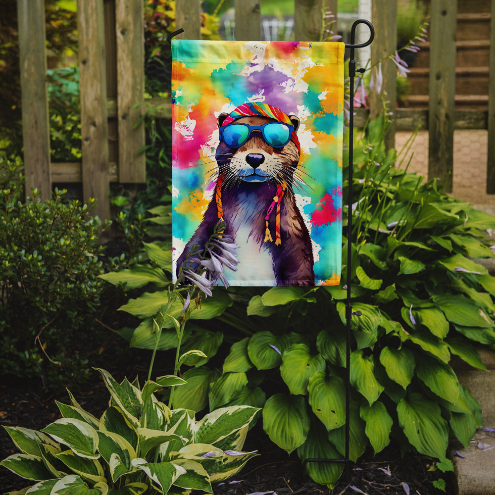 Hippie Animal Otter Garden Flag