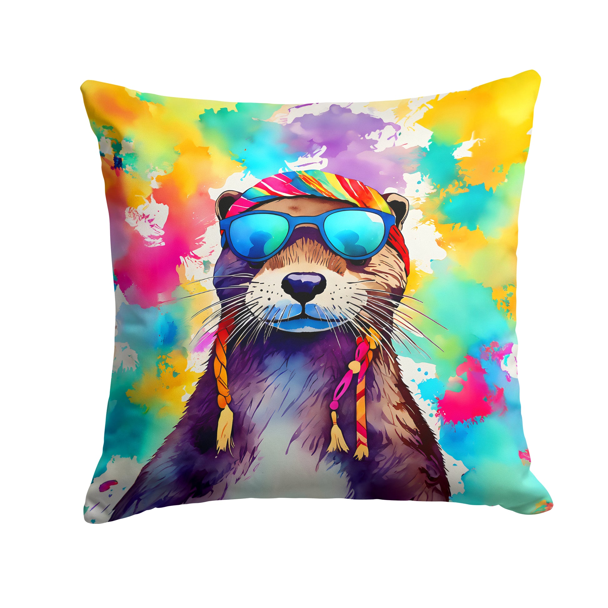 Buy this Hippie Animal Otter Throw Pillow