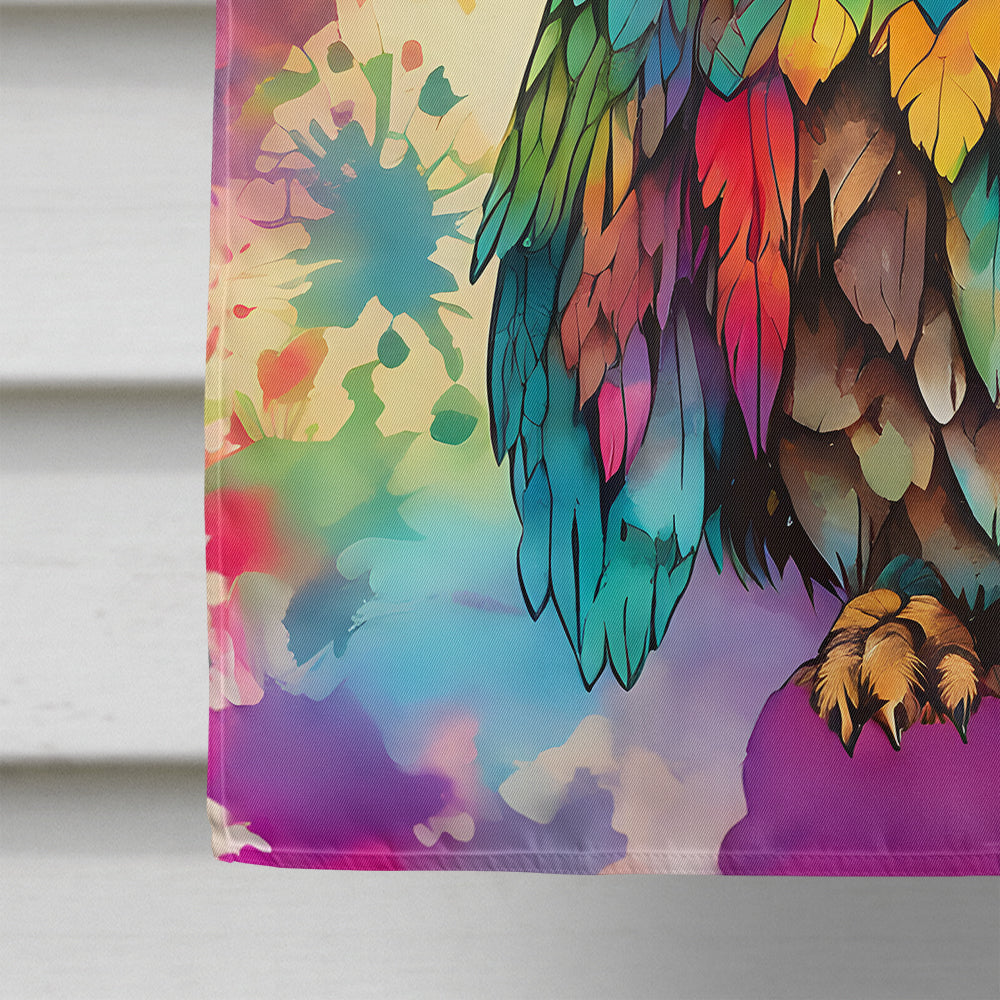 Hippie Animal Owl House Flag