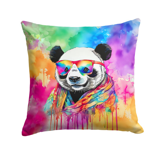 Buy this Hippie Animal Panda Throw Pillow