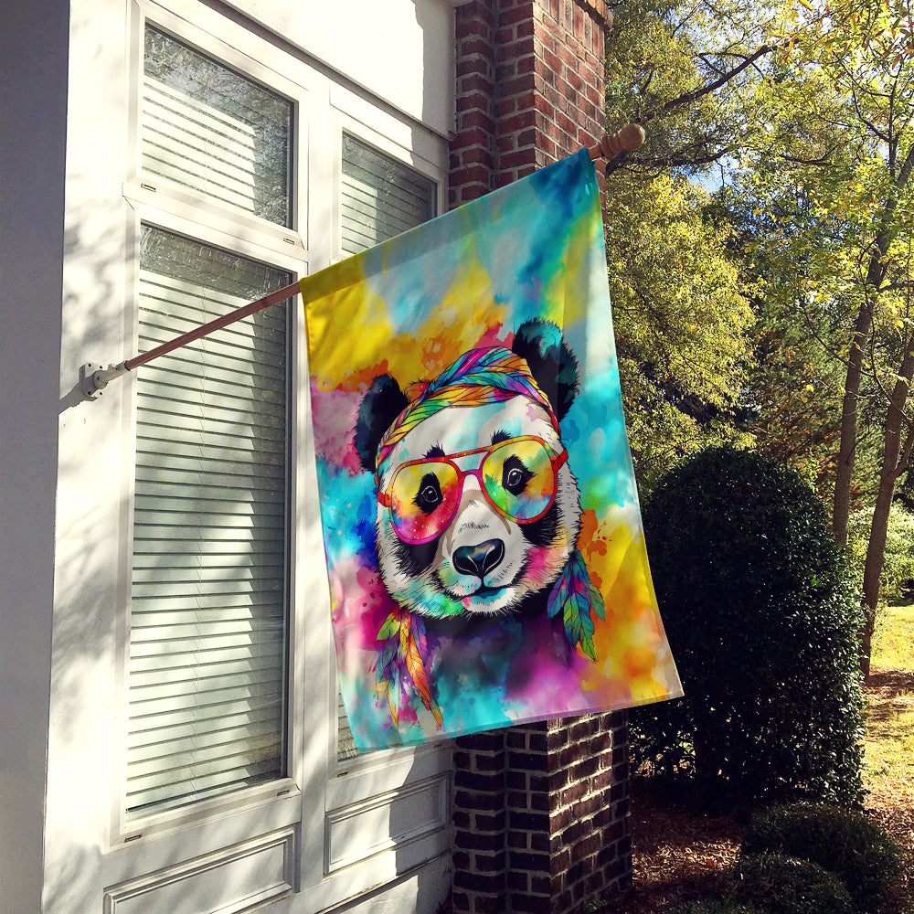 Hippie Animal Panda House Flag