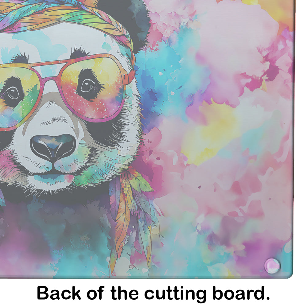 Hippie Animal Panda Glass Cutting Board