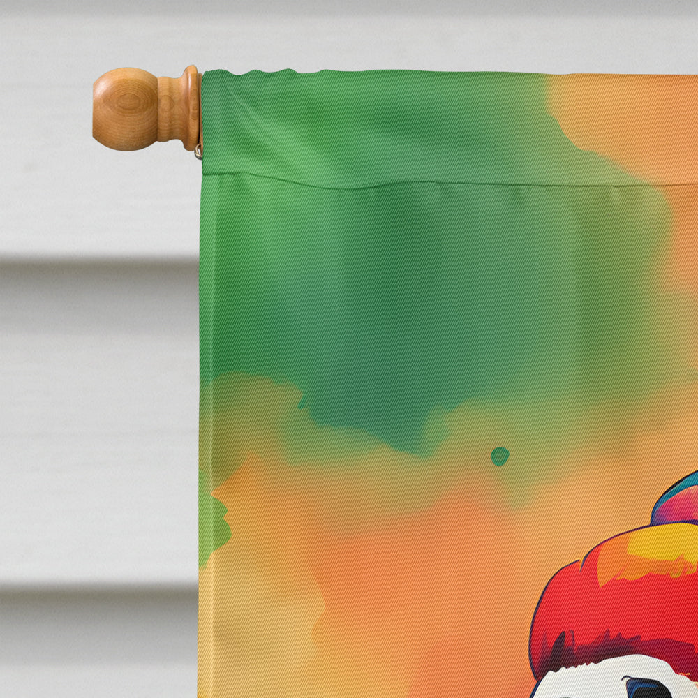 Hippie Animal Parrot House Flag