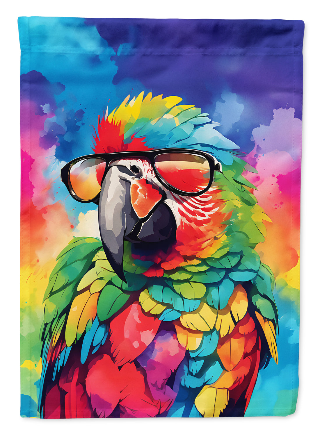 Buy this Hippie Animal Parrot House Flag