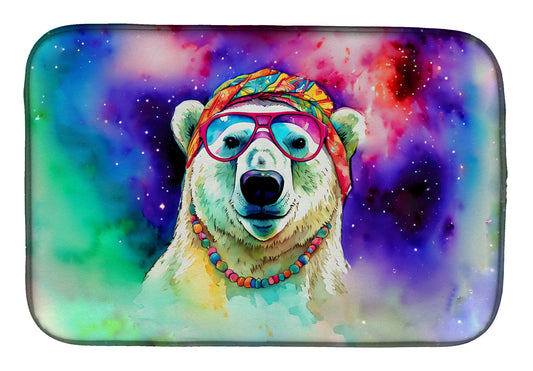 Buy this Hippie Animal Polar Bear Dish Drying Mat