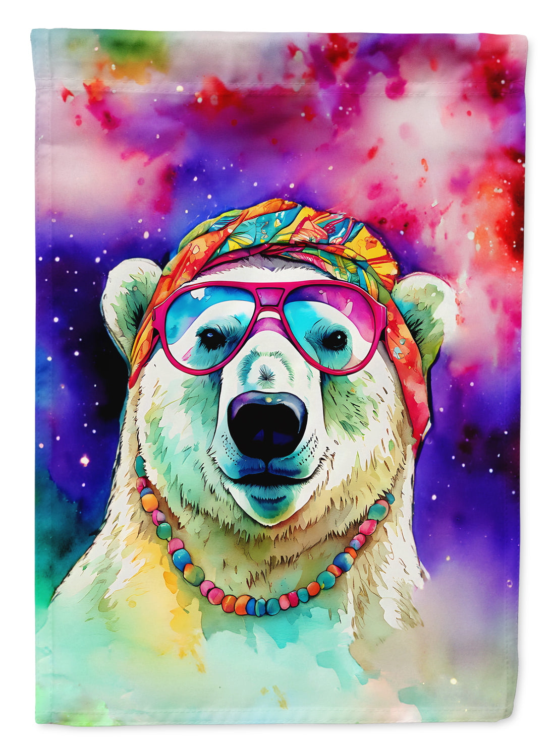 Buy this Hippie Animal Polar Bear Garden Flag