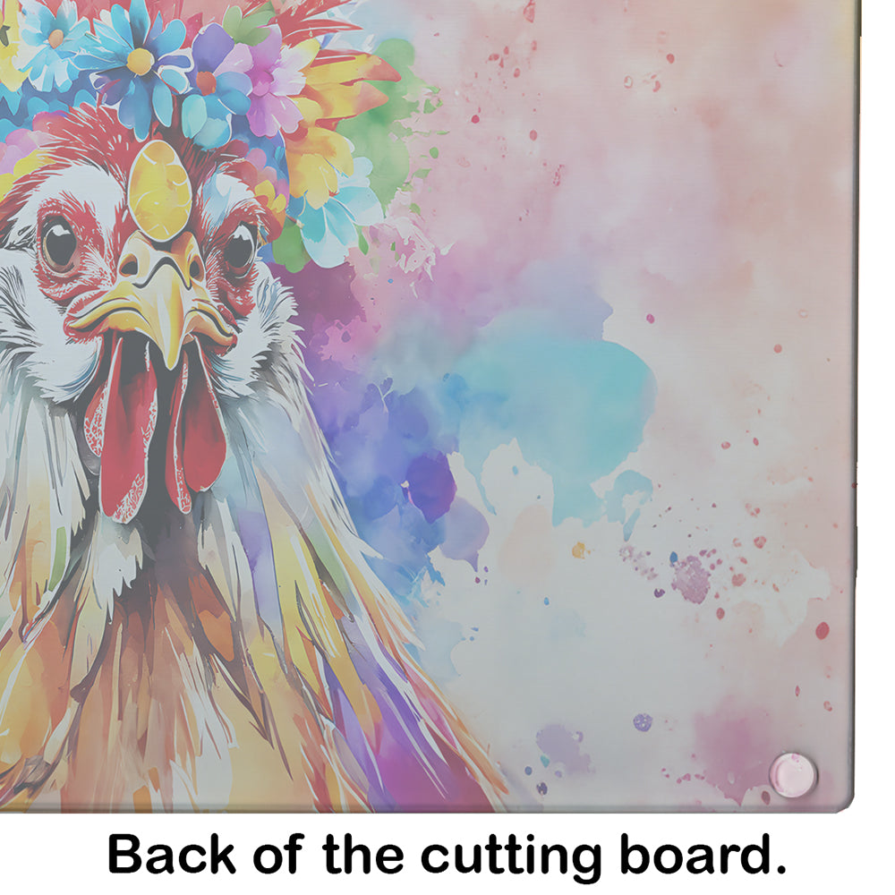 Hippie Animal Polish Poland Rooster Glass Cutting Board