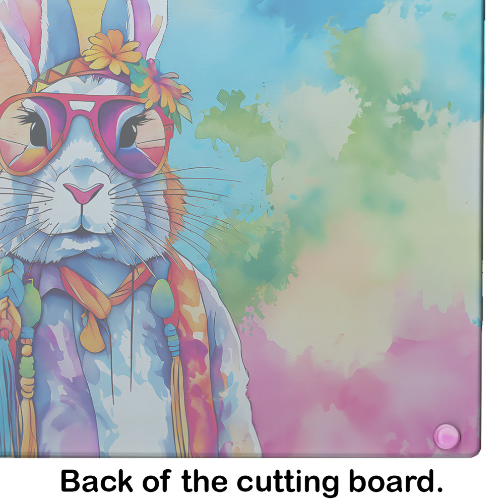 Hippie Animal Rabbit Glass Cutting Board