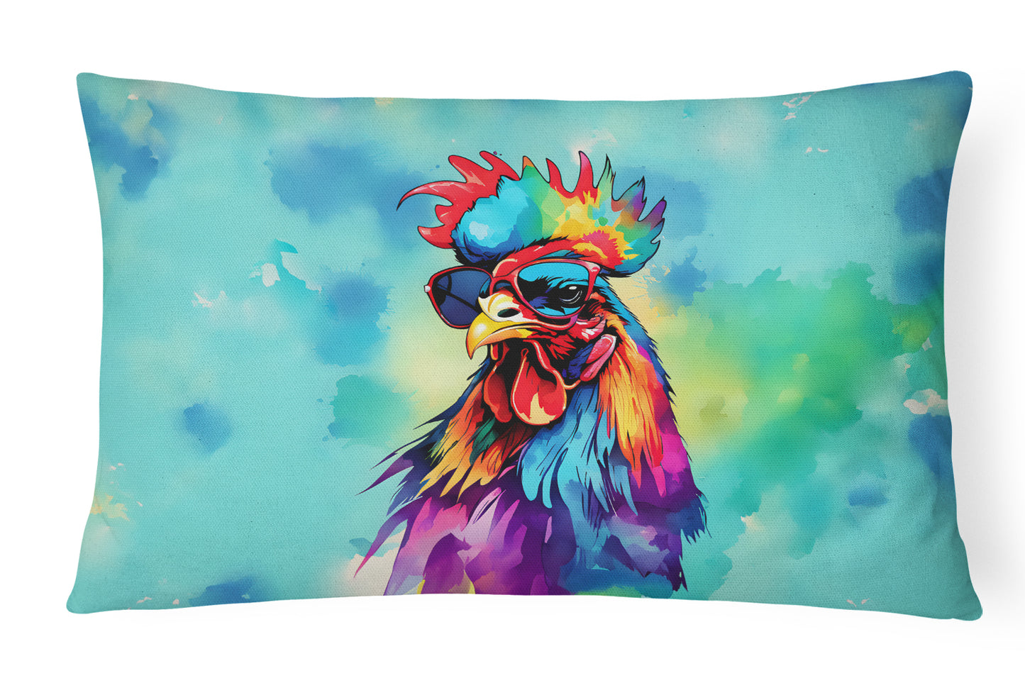 Buy this Hippie Animal Rooster Throw Pillow