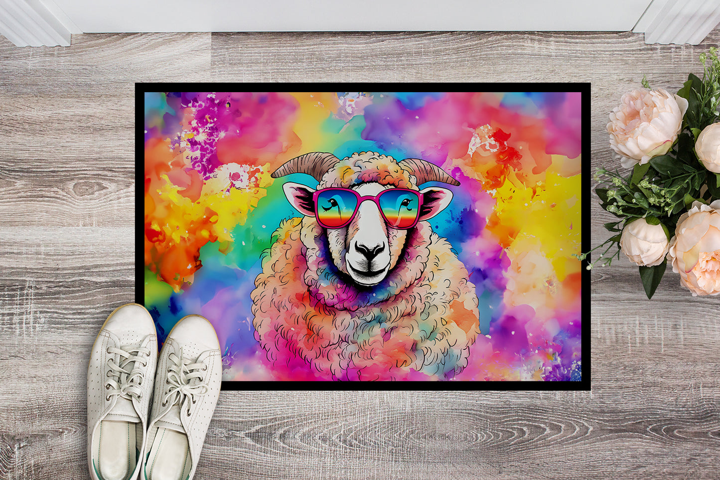 Hippie Animal Sheep Doormat