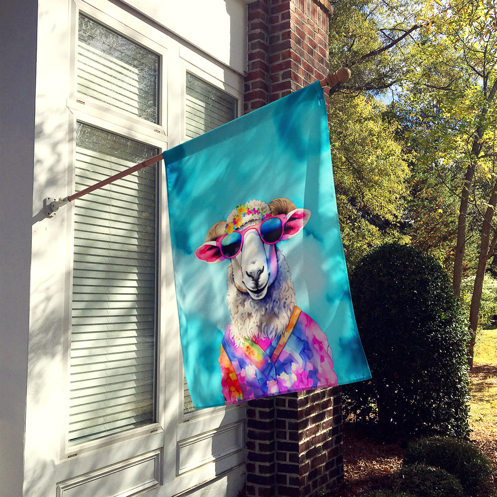 Hippie Animal Sheep House Flag