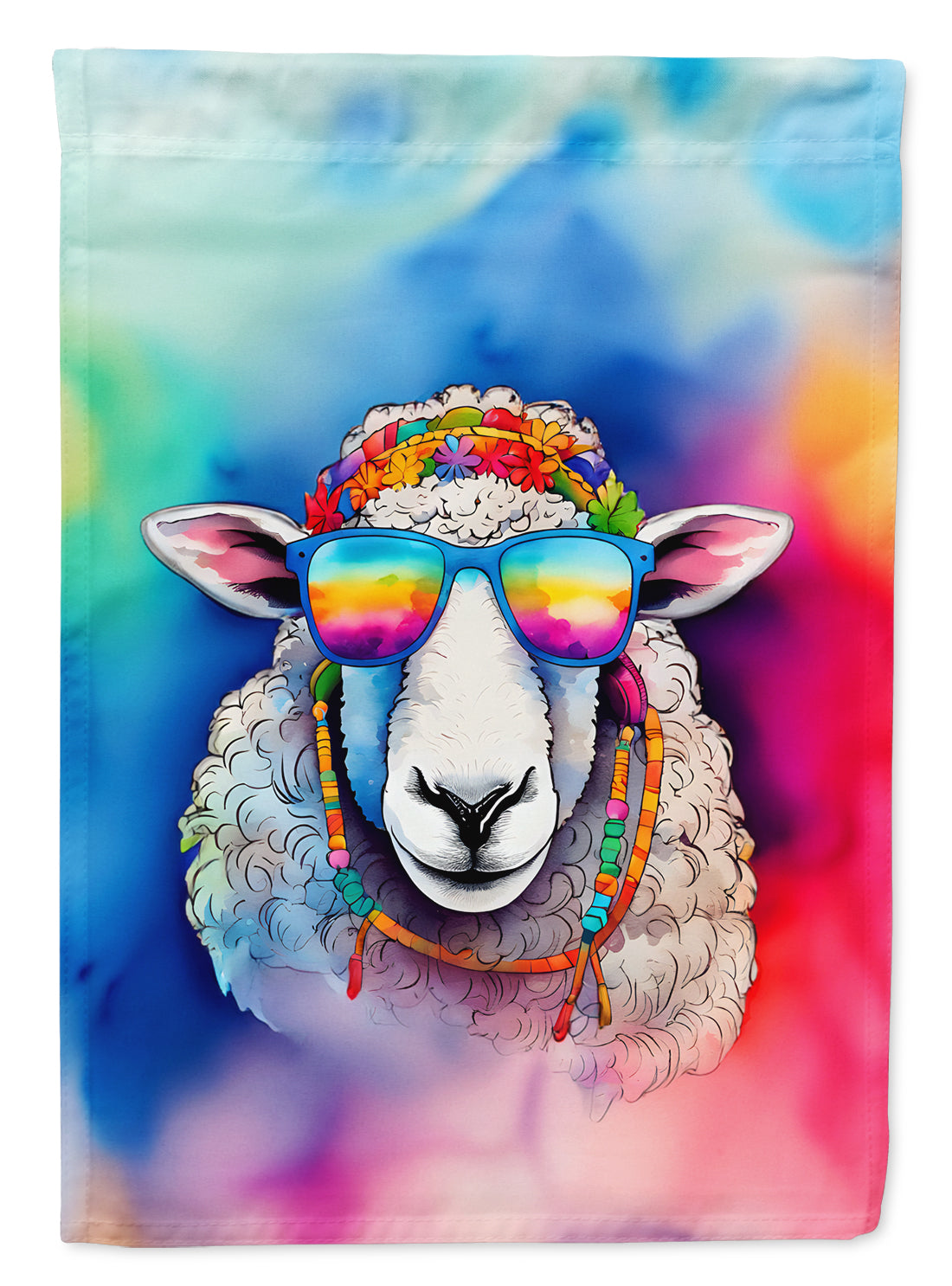 Buy this Hippie Animal Sheep House Flag