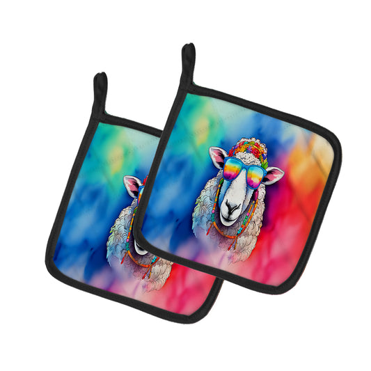 Buy this Hippie Animal Sheep Pair of Pot Holders