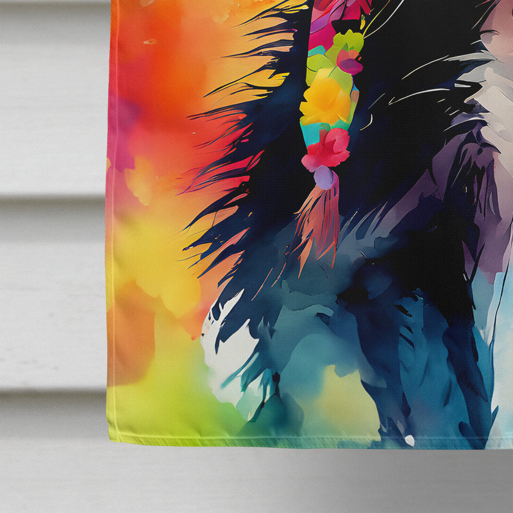 Hippie Animal Skunk House Flag