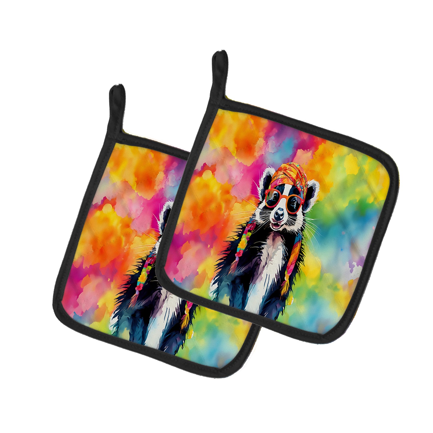 Buy this Hippie Animal Skunk Pair of Pot Holders