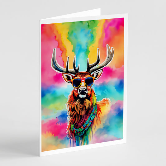 Buy this Hippie Animal Stag Deer Greeting Cards Pack of 8