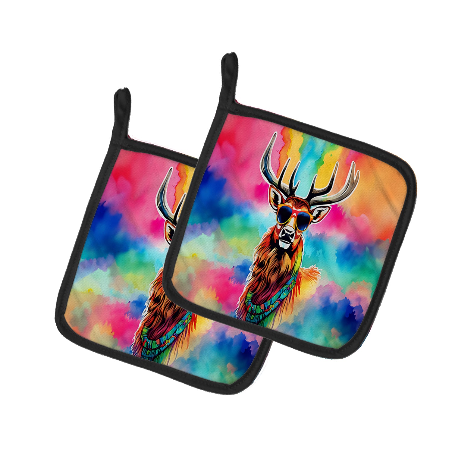 Buy this Hippie Animal Stag Deer Pair of Pot Holders