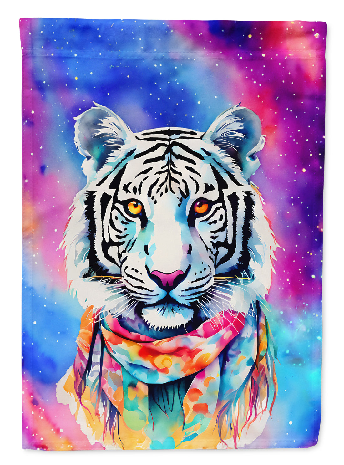 Buy this Hippie Animal White Tiger House Flag